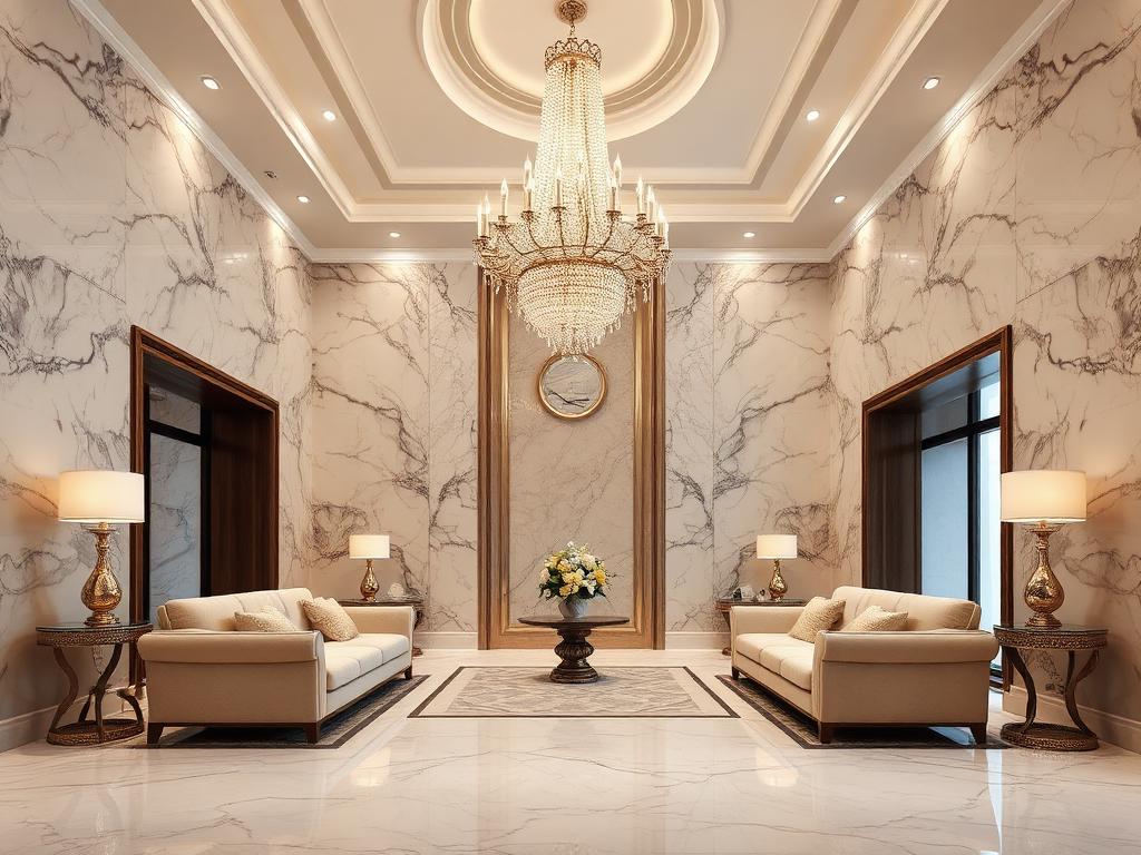 Luxury interior lobby
