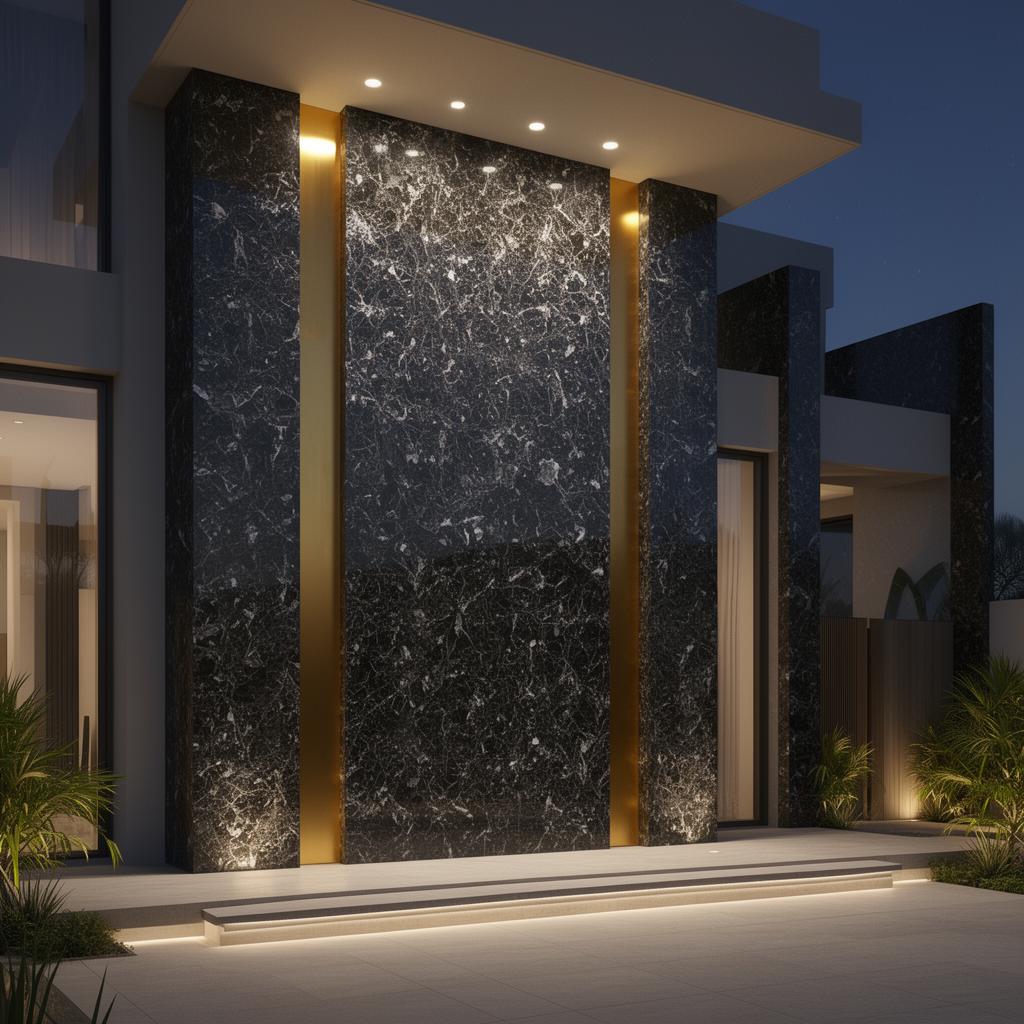 Polished Granite Entry